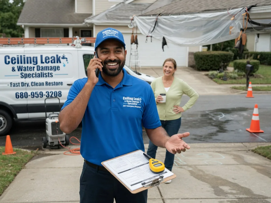 Ceiling Leak Cleanup Donnellson, IA FAQs